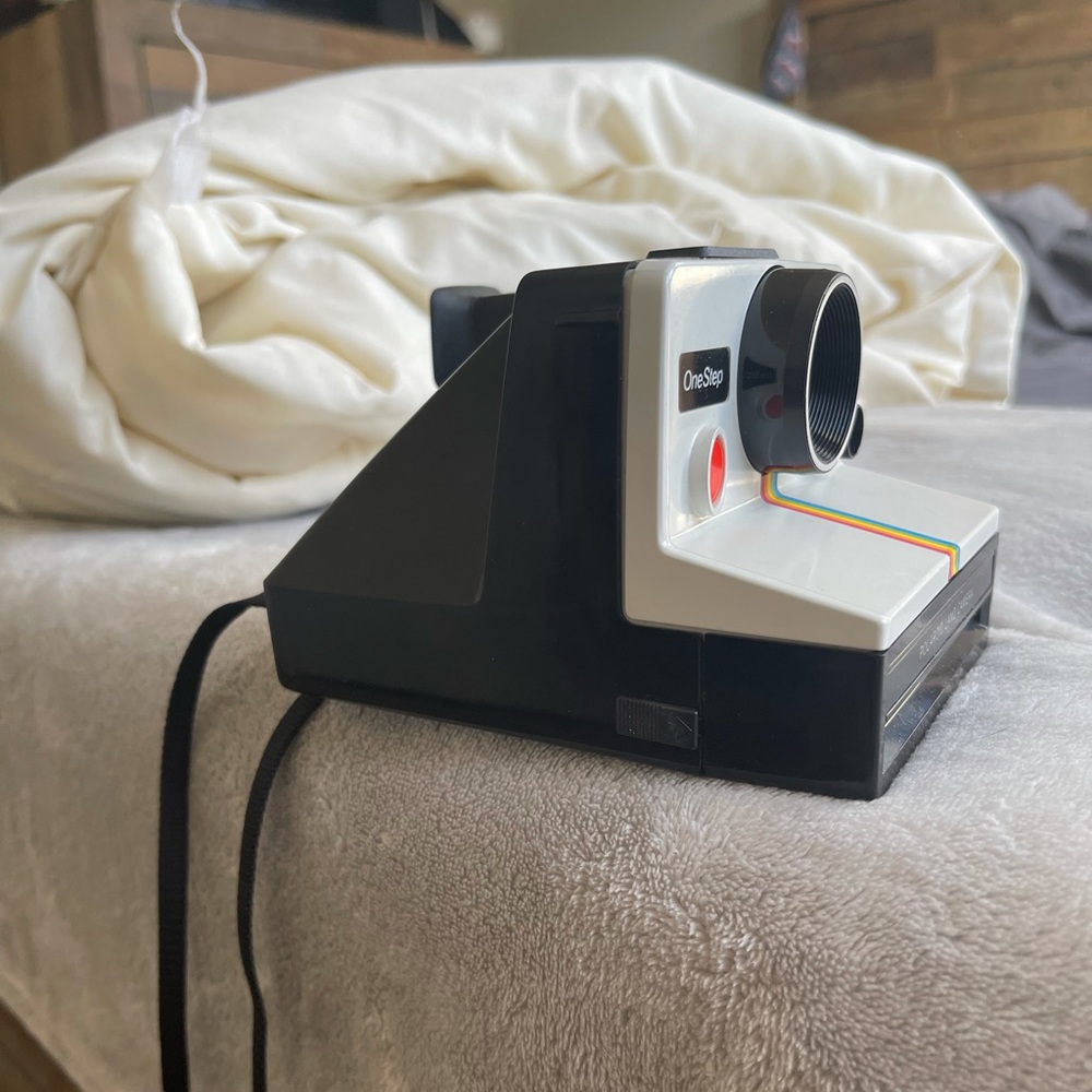 Vintage polaroid camera